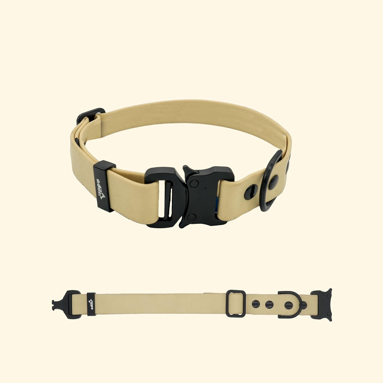 Adil’S Biothane Dog Collar - Waterproof Heavy Duty Dog Collars with Quick Release Buckle & D-Ring