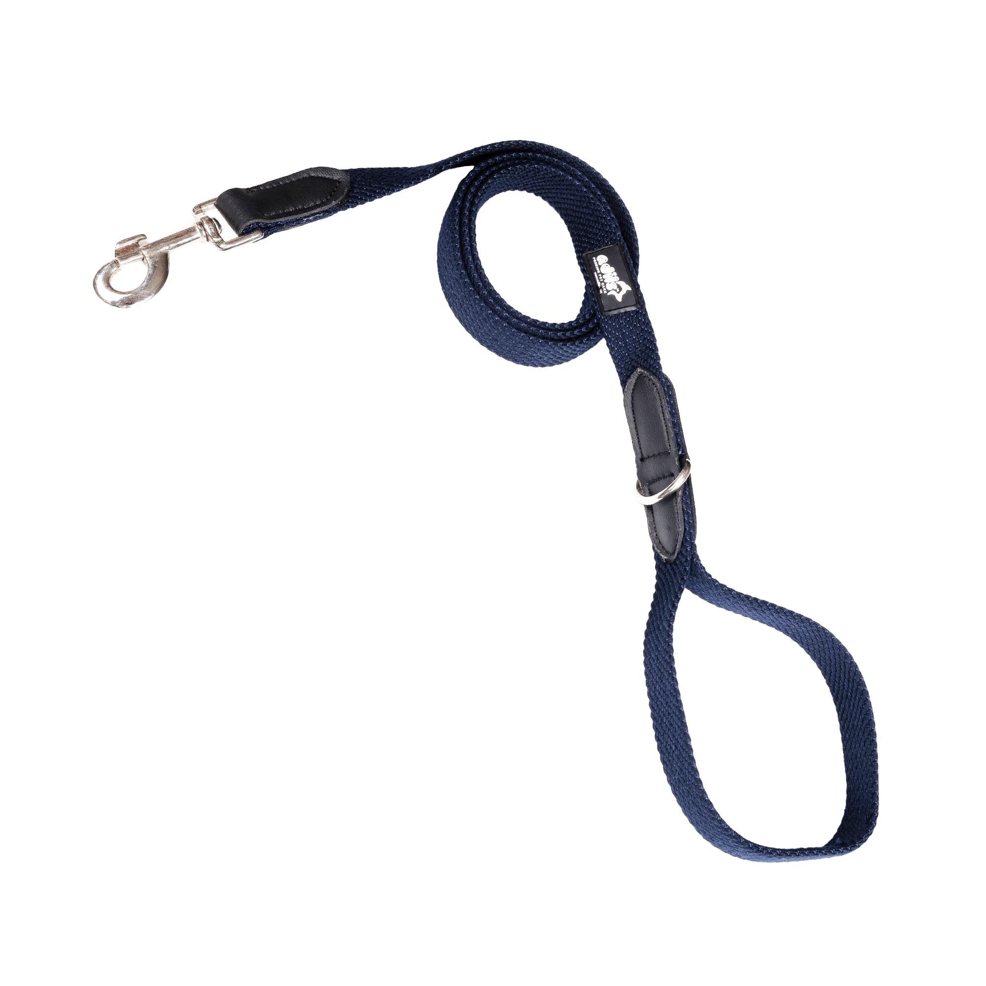 Adil’s 5FT Adjustable Cotton Dog Leash with Soft Leather Handle – Durable Long Lead with 360° Swivel Hook – Strong, Tangle-Free Leash for Walking & Training Small, Medium & Large Dogs