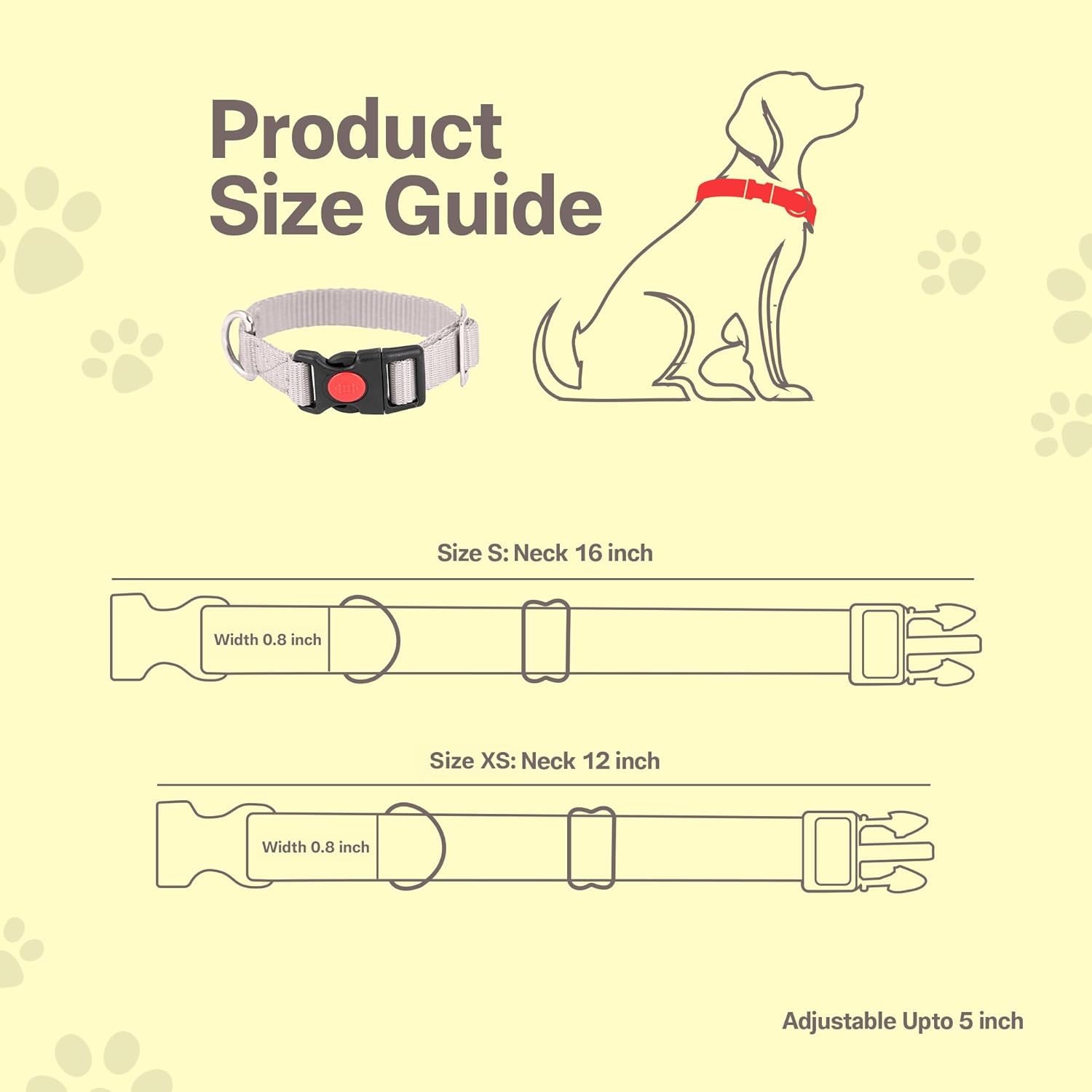 Adil's Nylon Quick Release Cat Collar - 0.8 Inch