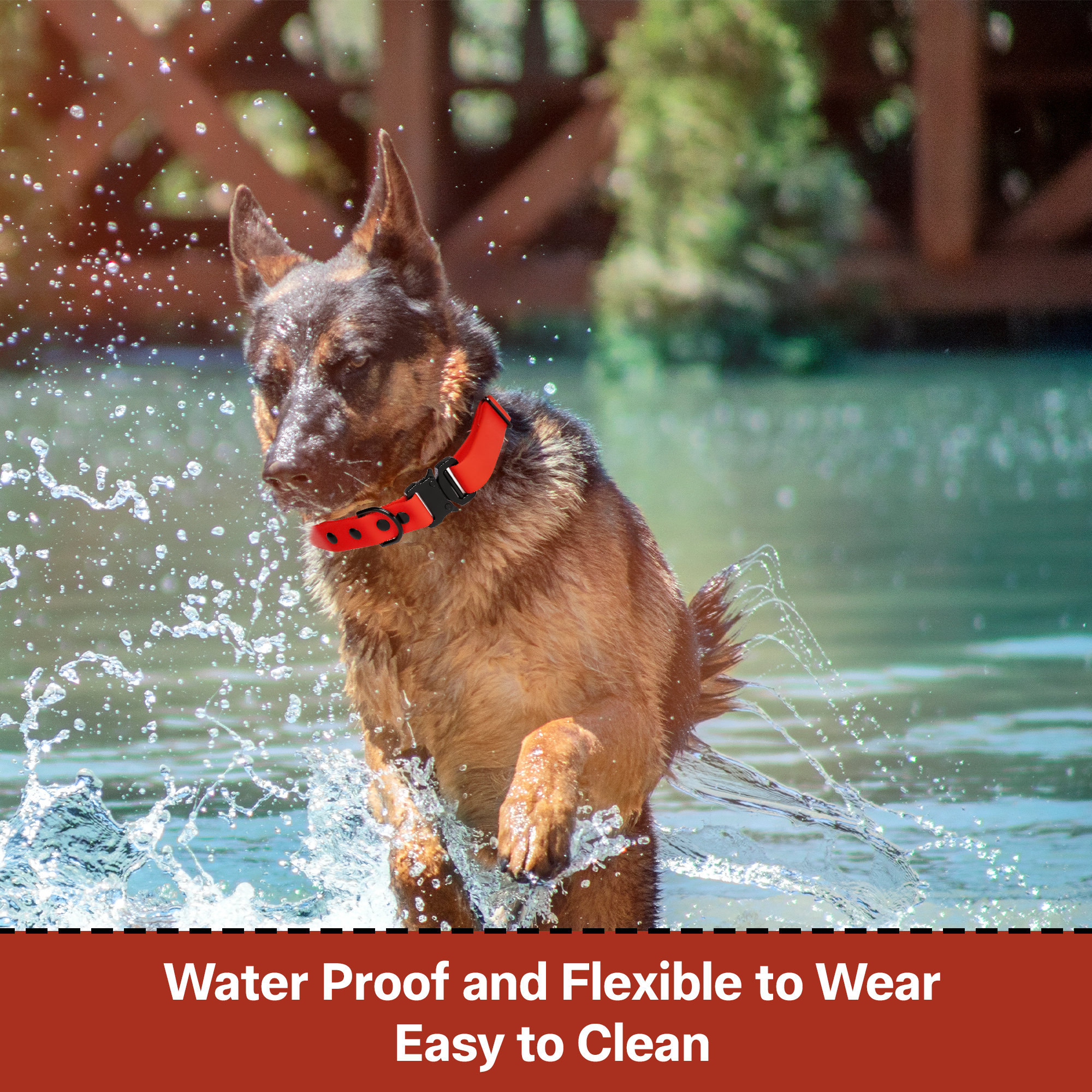 Adil’S Biothane Dog Collar - Waterproof Heavy Duty Dog Collars with Quick Release Buckle & D-Ring