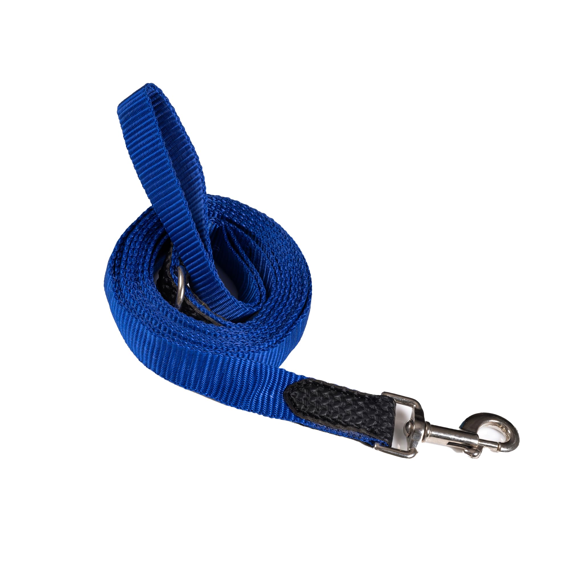Adil’s 10FT Adjustable Dog Leash Features a Soft Leather Handle, Strong Nylon, and a 360° Swivel Hook—Durable, Comfy, and Ideal for Small to Large Dogs.