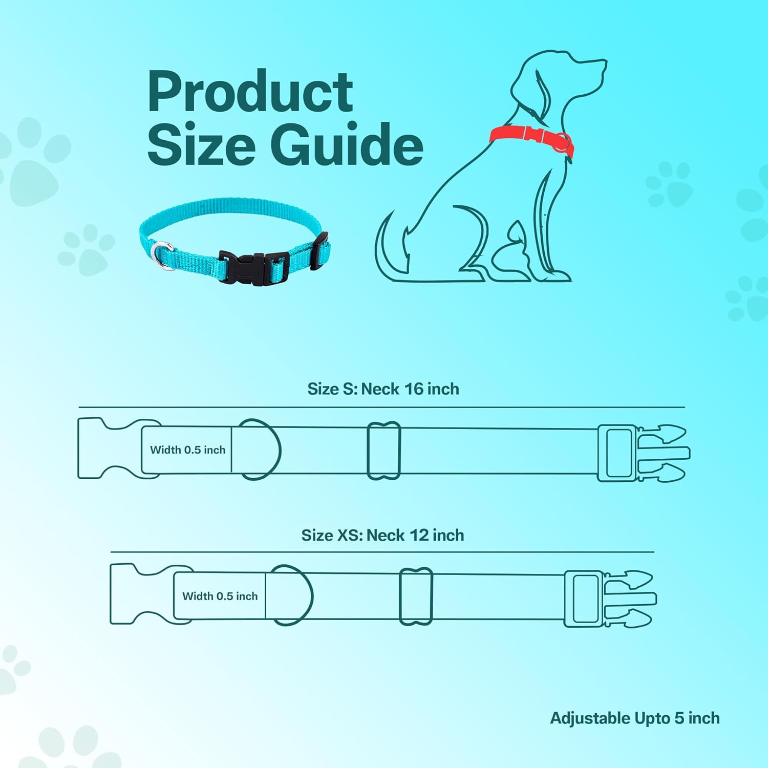 Adil's Nylon Quick Release Cat Collar 0.5 inch