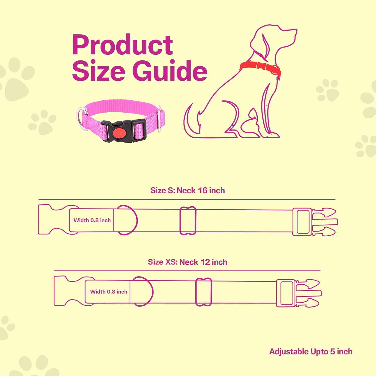 Adil's Nylon Quick Release Cat Collar - 0.8 Inch