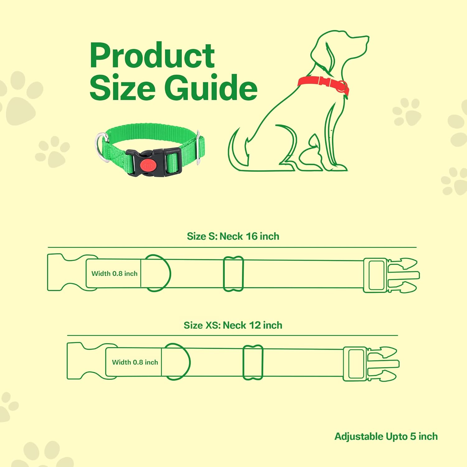 Adil's Nylon Quick Release Cat Collar - 0.8 Inch