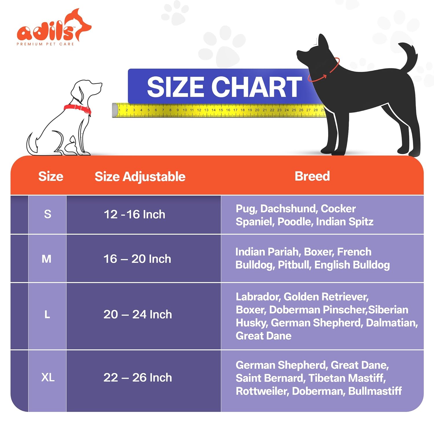 Adil’s AirTag Dog Collar – Genuine Leather with Secure Apple AirTag Holder