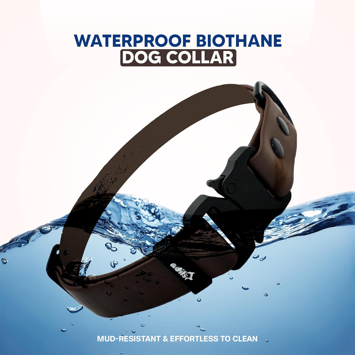 Adil’S Biothane Dog Collar - Waterproof Heavy Duty Dog Collars with Quick Release Buckle & D-Ring