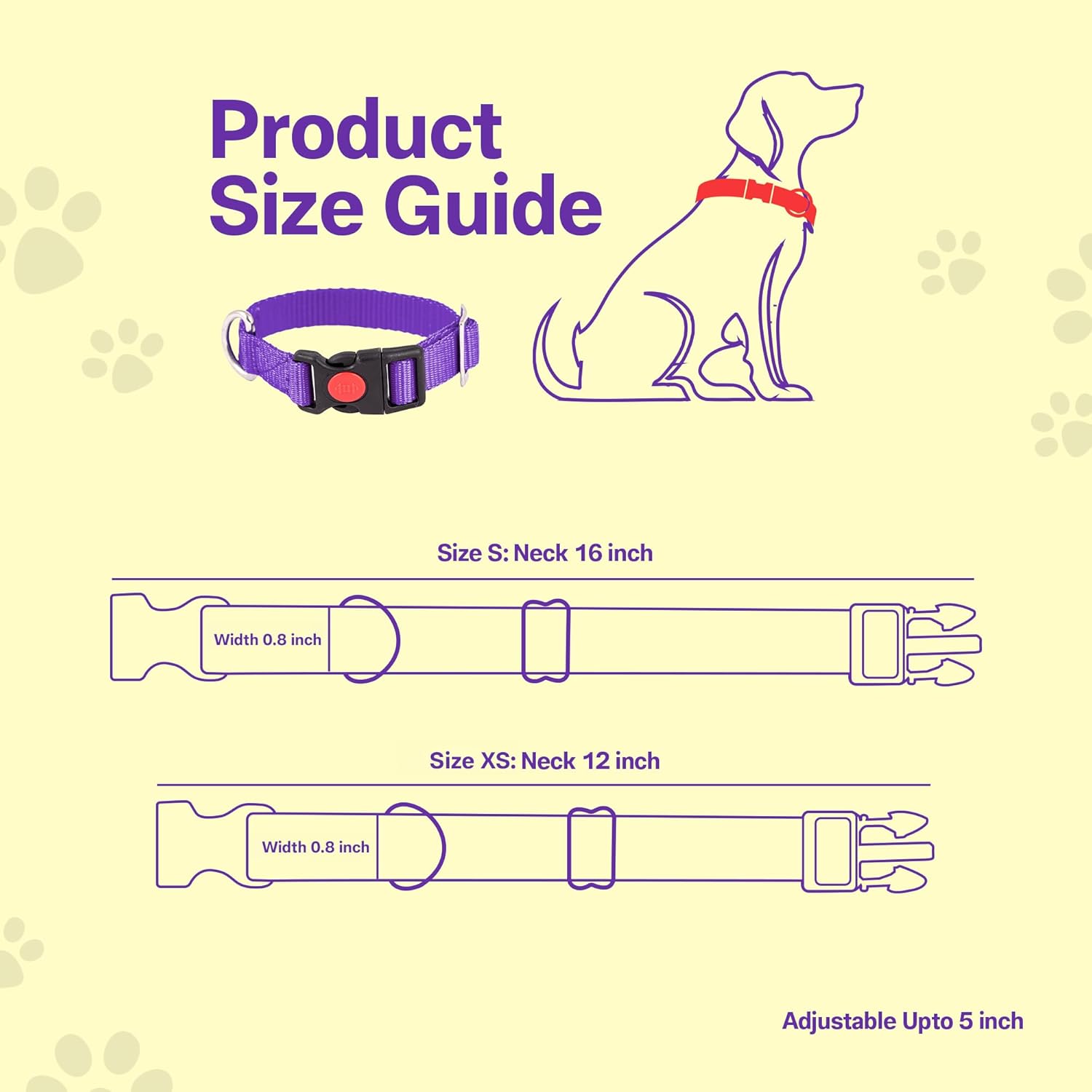 Adil's Nylon Quick Release Cat Collar - 0.8 Inch