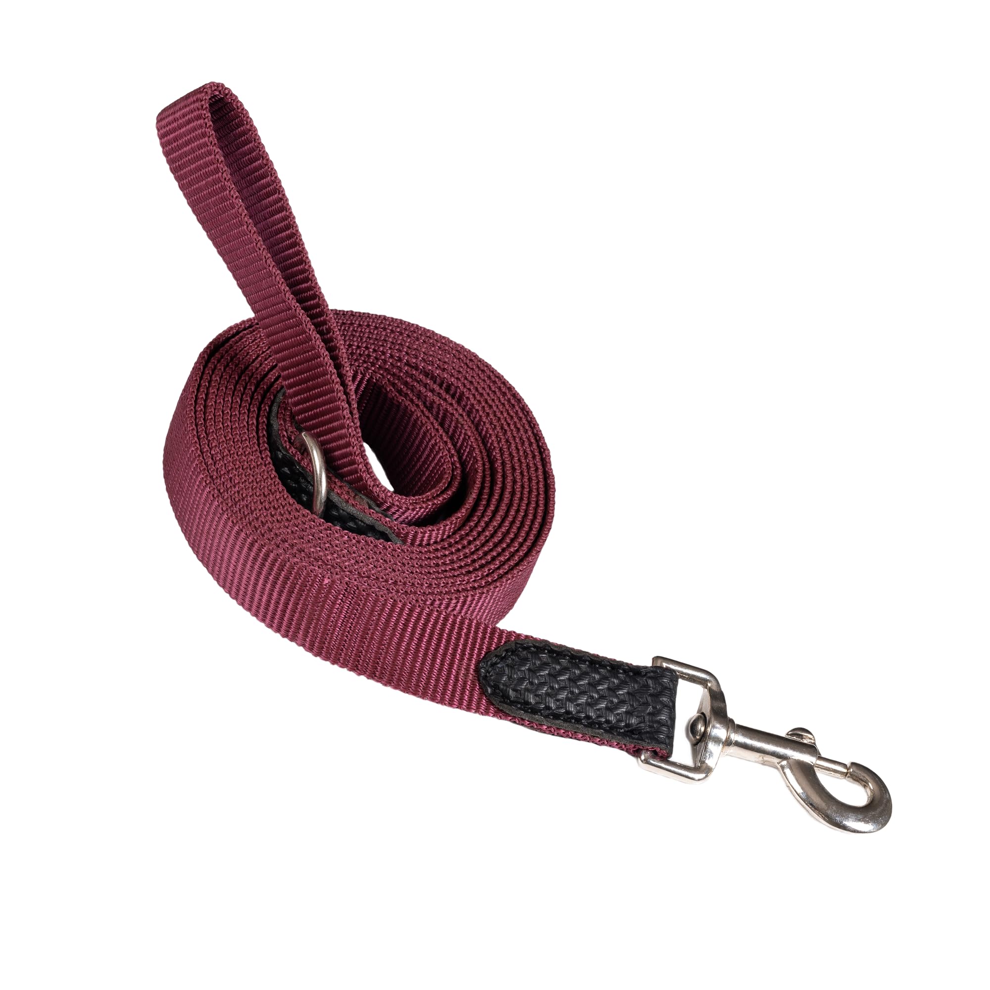 Adil’s 10FT Adjustable Dog Leash Features a Soft Leather Handle, Strong Nylon, and a 360° Swivel Hook—Durable, Comfy, and Ideal for Small to Large Dogs.