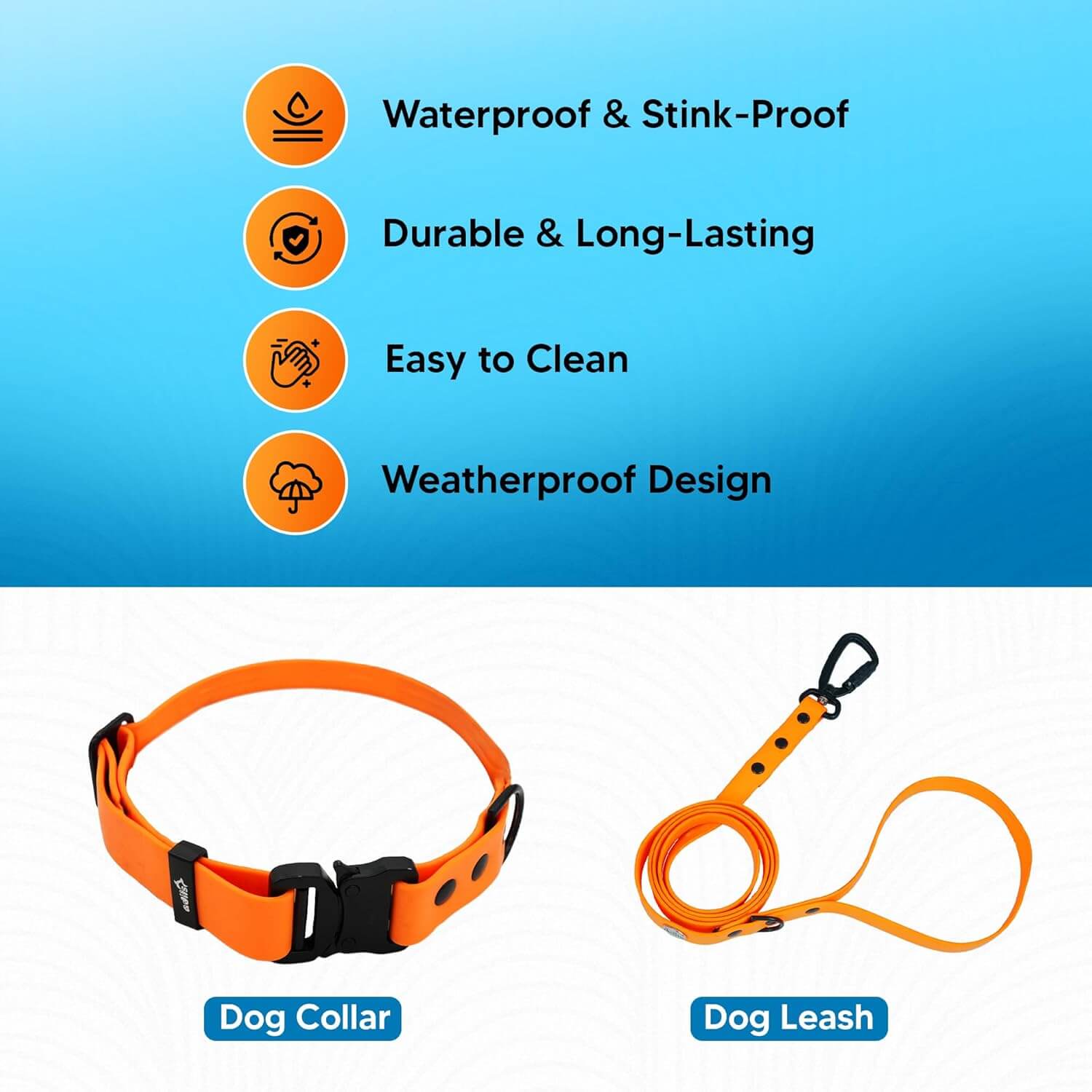 Biothane Combo Dog Collar & Leash