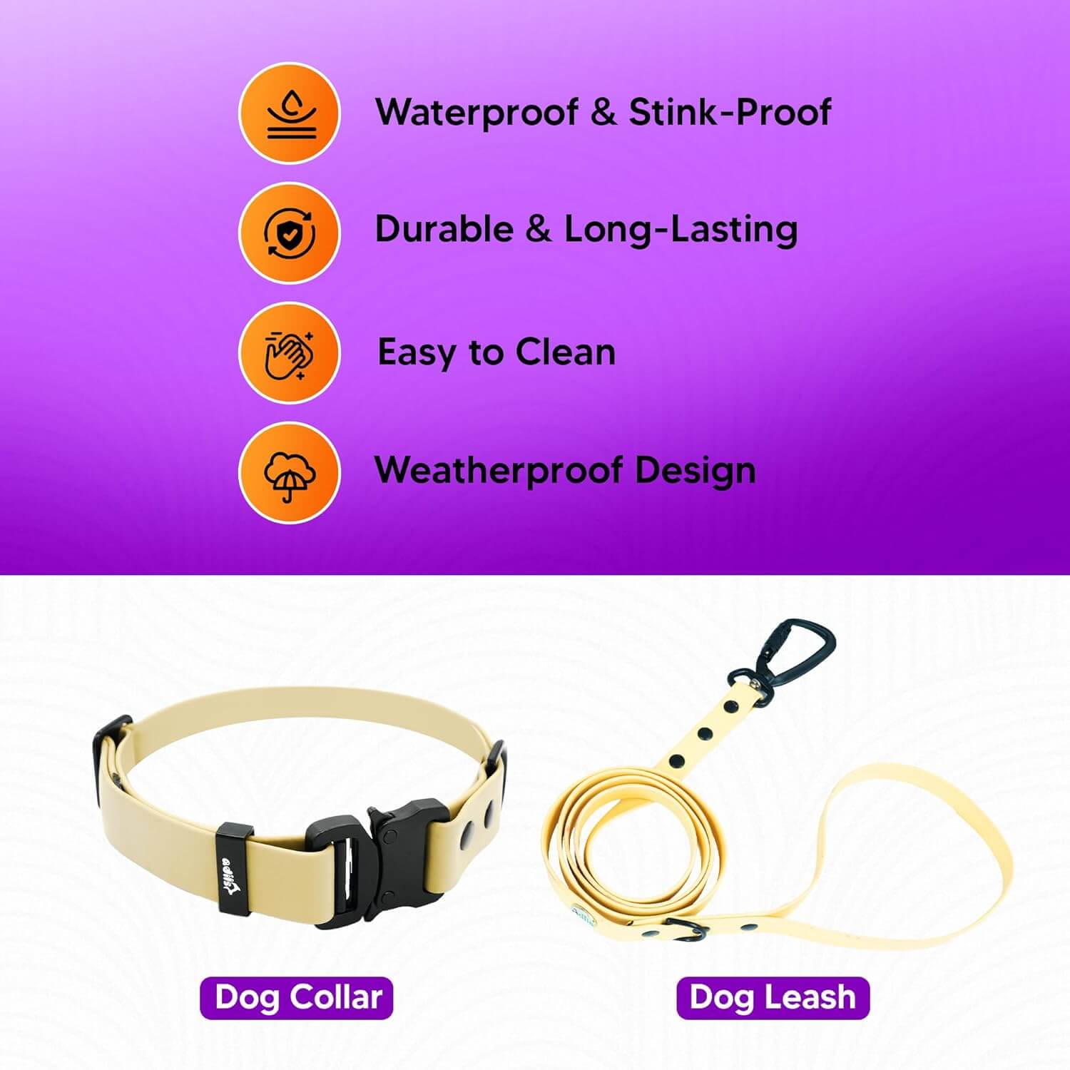 Biothane Combo Dog Collar & Leash