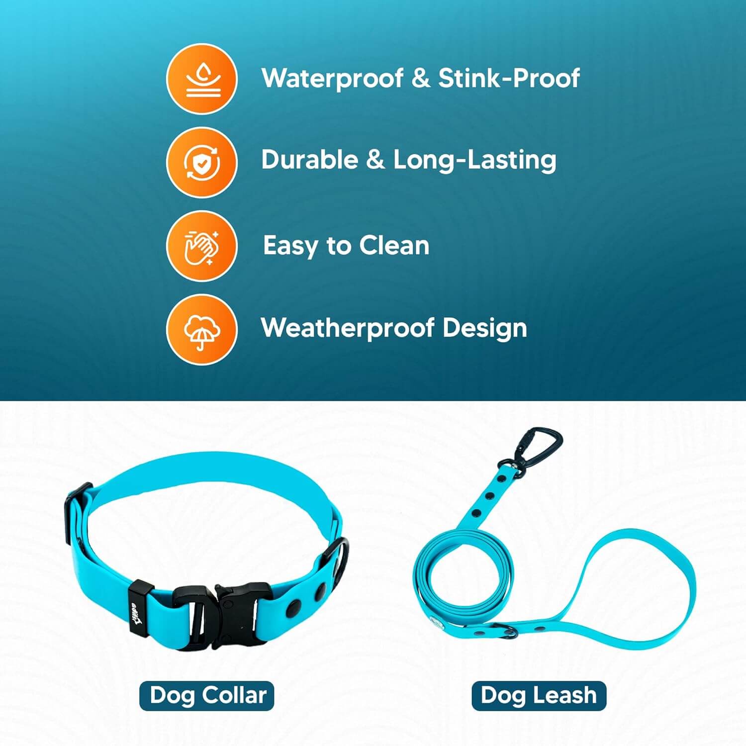 Biothane Combo Dog Collar & Leash