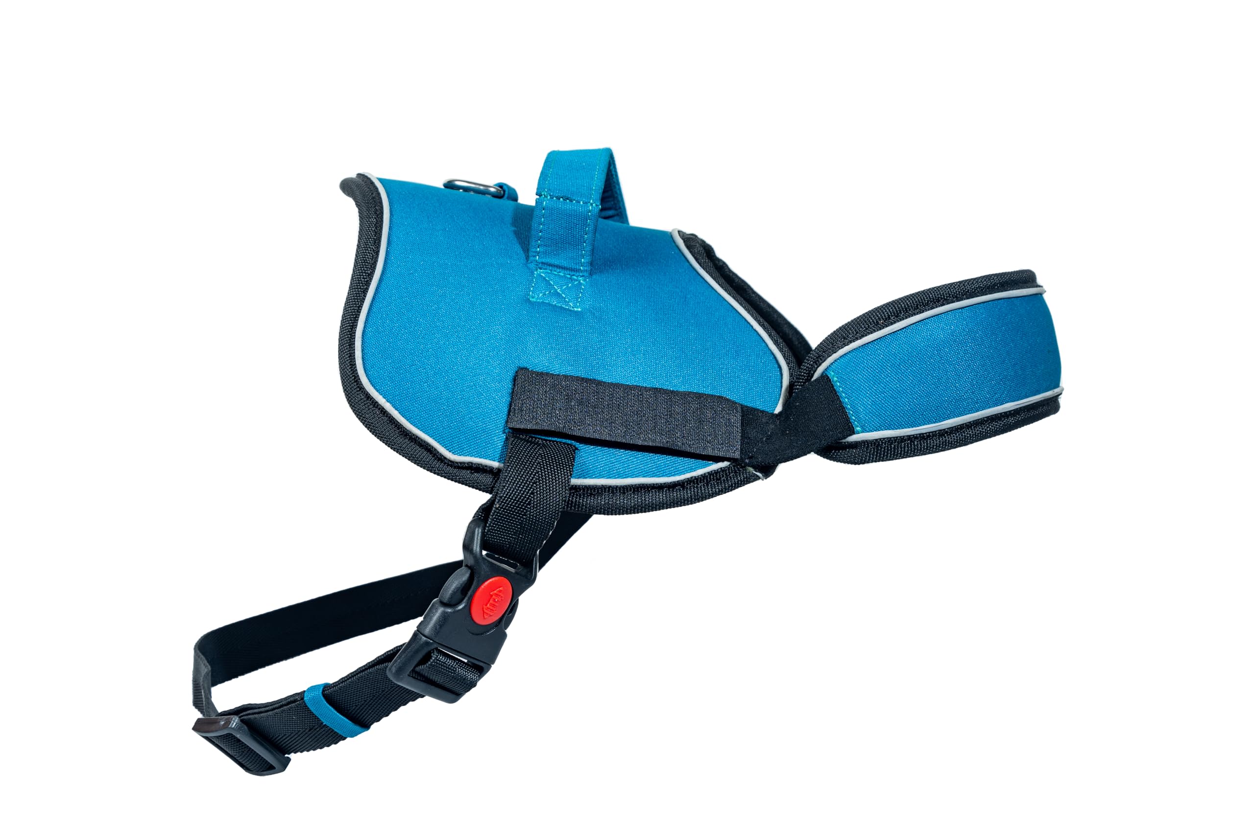 Adil’S No Pull Reflective Dog Harness – Adjustable Soft Dog Harness Set for Small Medium & Large Dogs for Outdoor Activity. (Blue, S)