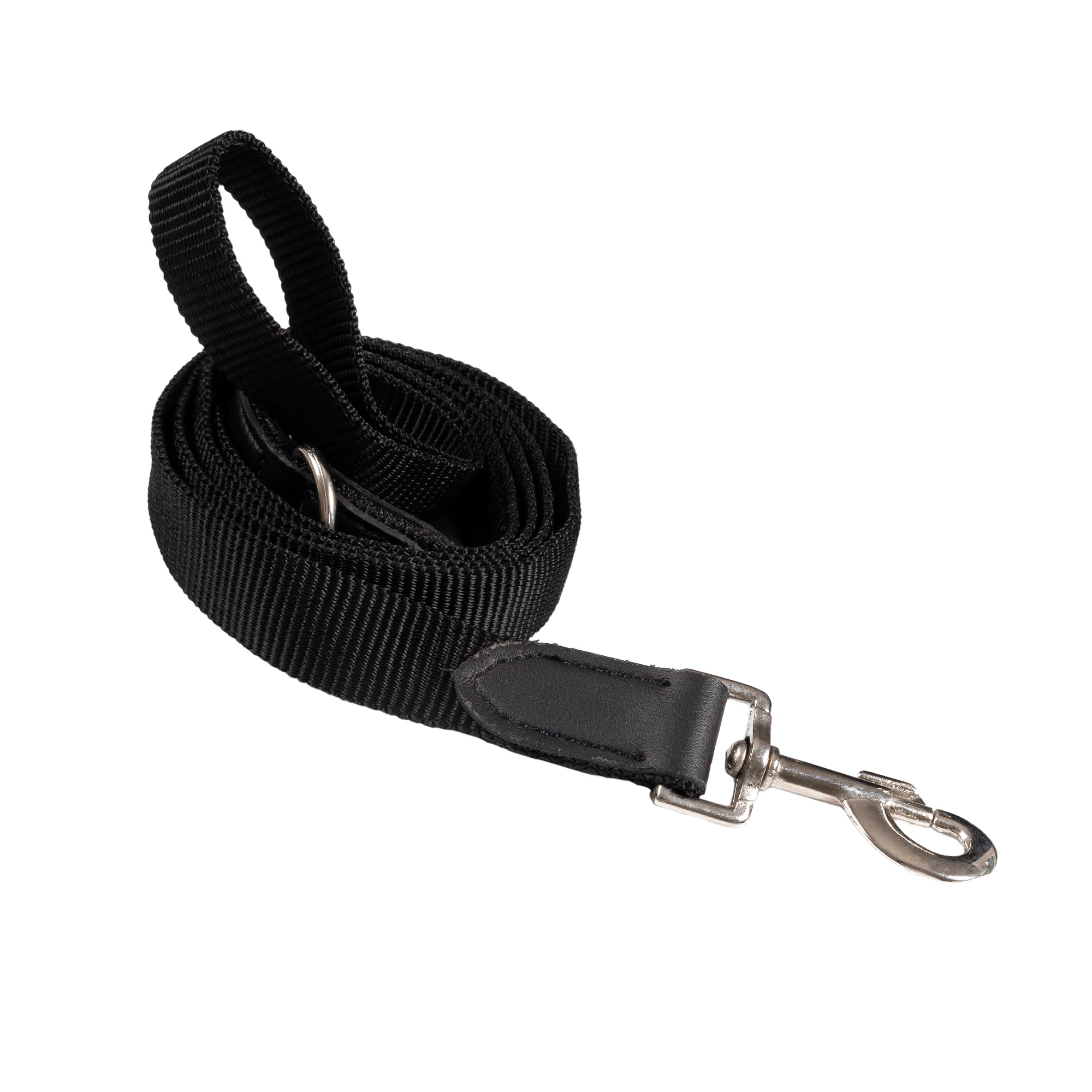 Adil’s 5FT Adjustable Nylon Dog Leash with Soft Leather Handle – Durable Long Lead with 360° Swivel Hook – Strong, Tangle-Free Leash for Walking & Training Small, Medium & Large Dogs