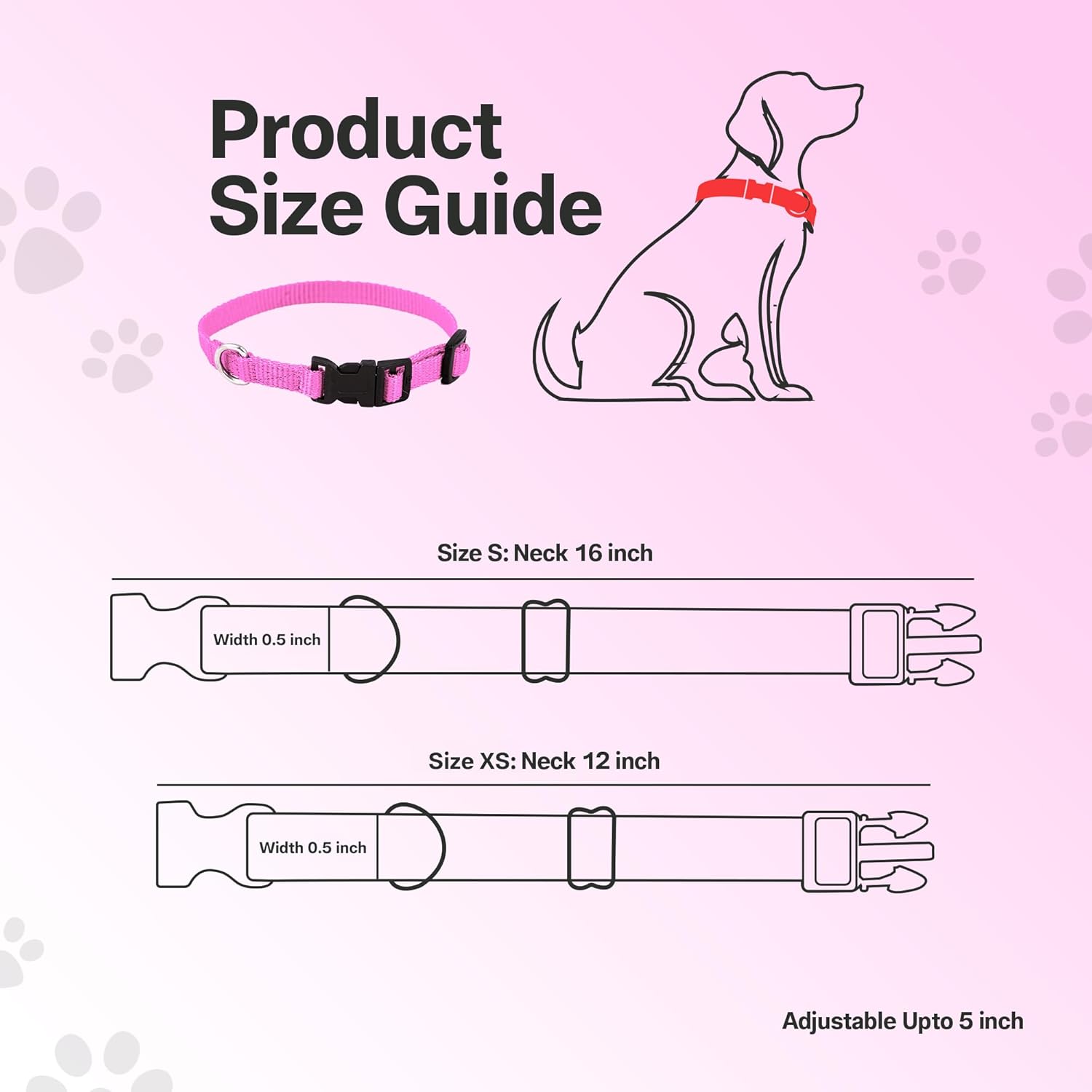 Adil's Nylon Quick Release Cat Collar 0.5 inch