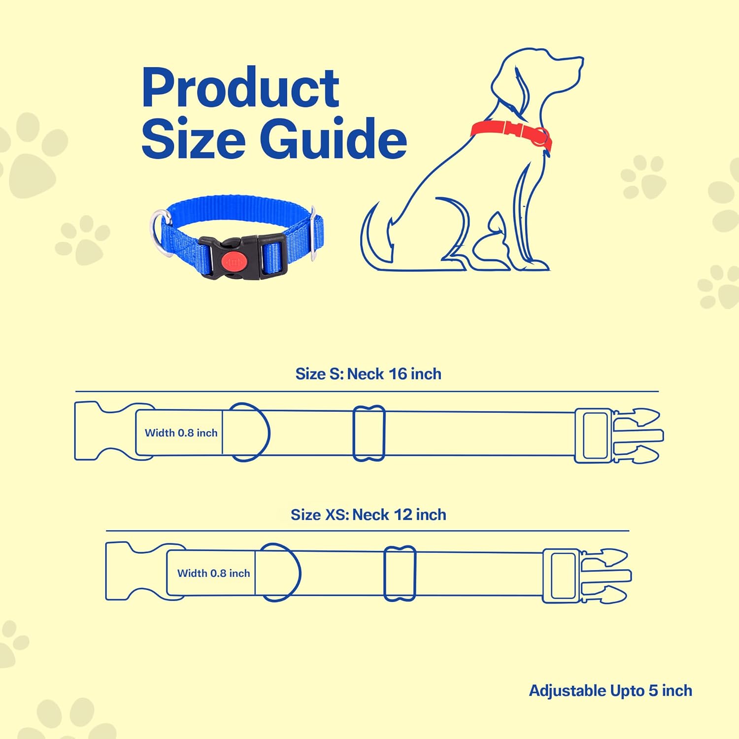 Adil's Nylon Quick Release Cat Collar - 0.8 Inch
