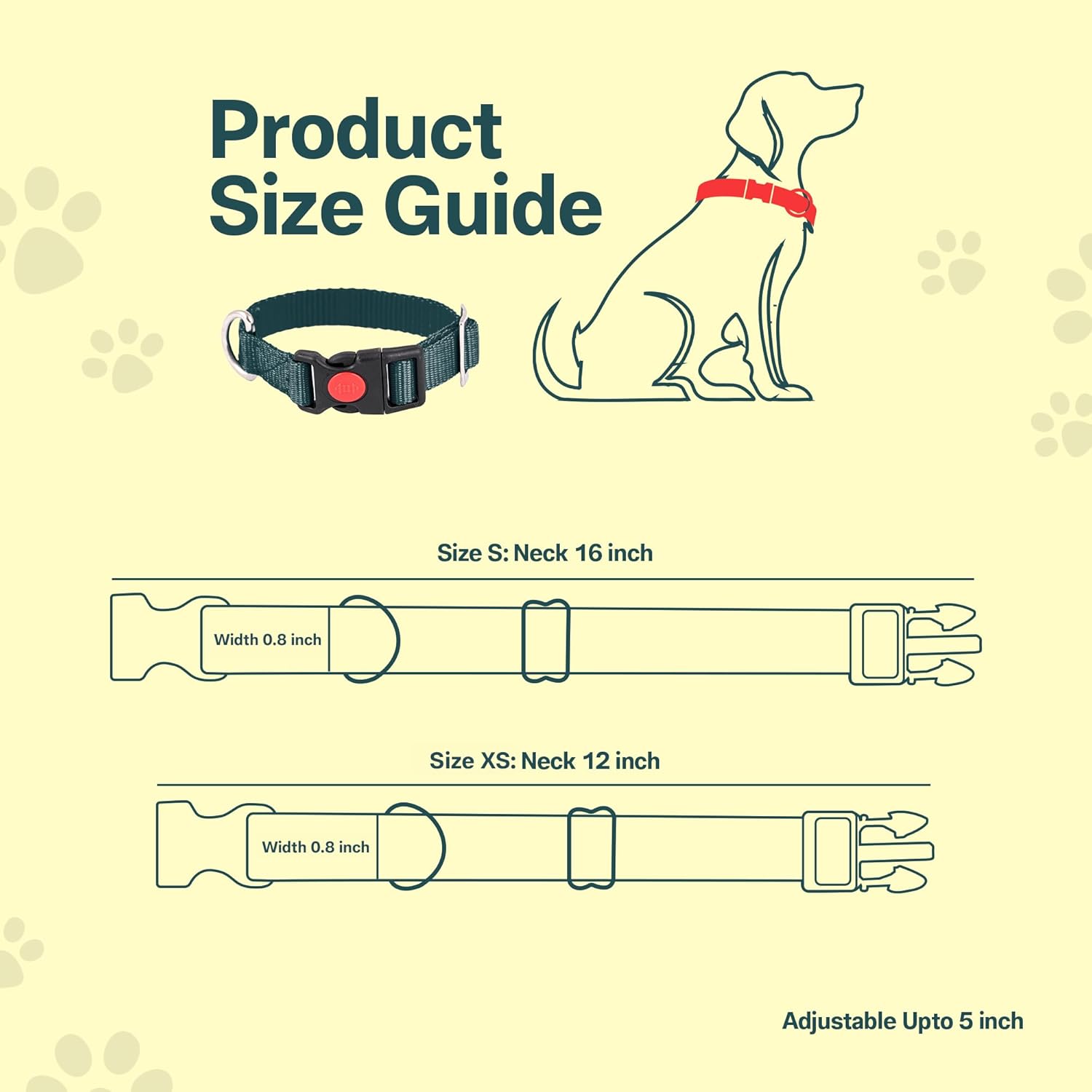 Adil's Nylon Quick Release Cat Collar - 0.8 Inch