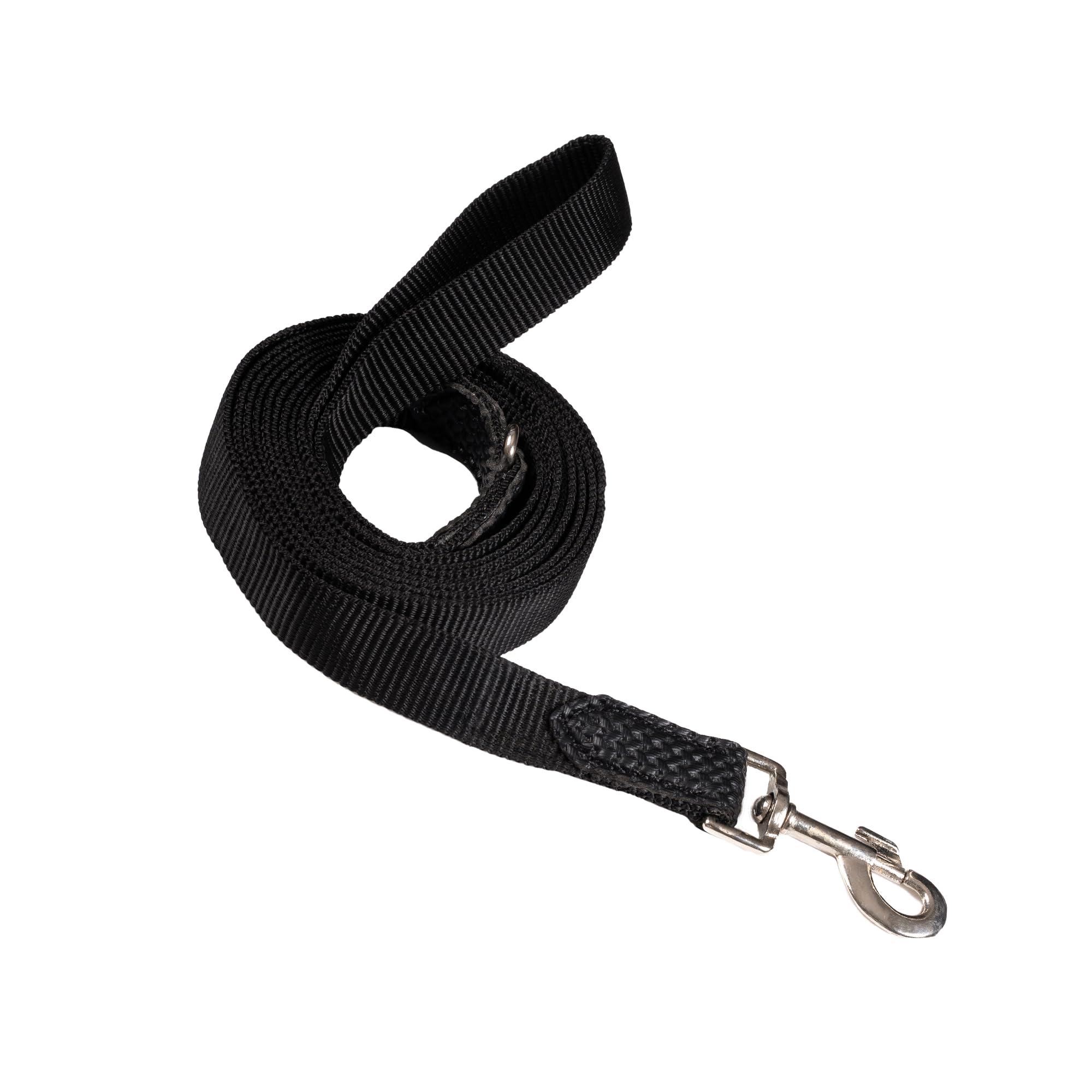 Adil’s 10FT Adjustable Dog Leash Features a Soft Leather Handle, Strong Nylon, and a 360° Swivel Hook—Durable, Comfy, and Ideal for Small to Large Dogs.