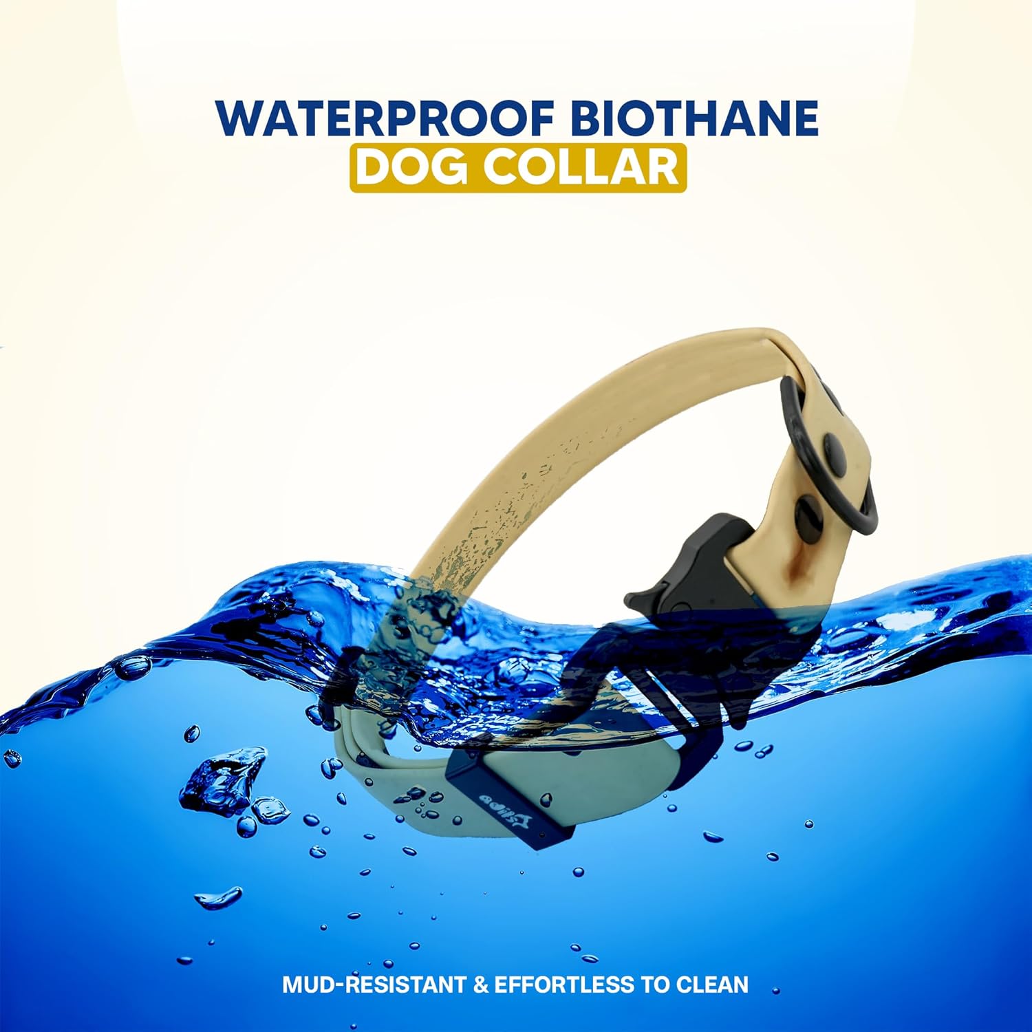 Adil’S Biothane Dog Collar - Waterproof Heavy Duty Dog Collars with Quick Release Buckle & D-Ring