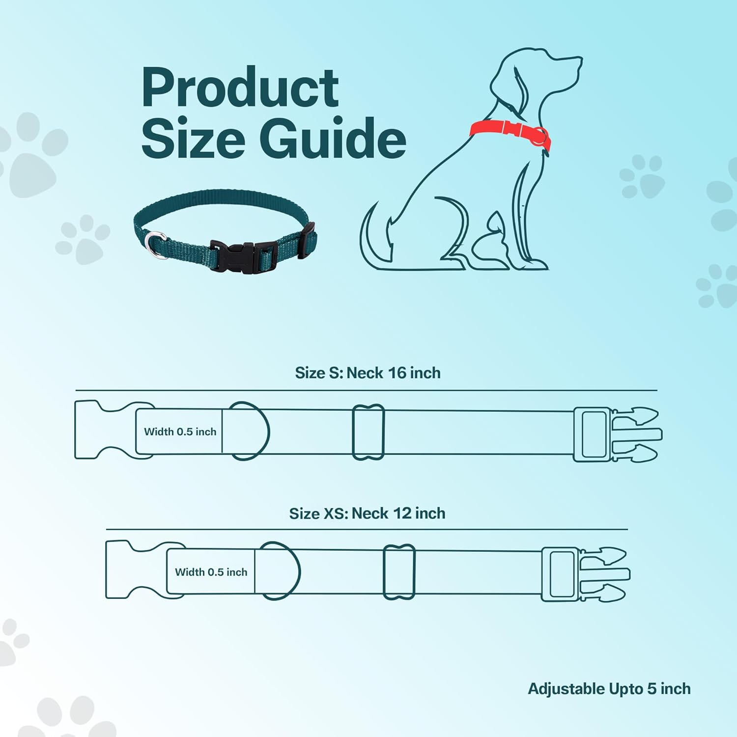 Adil's Nylon Quick Release Cat Collar 0.5 inch