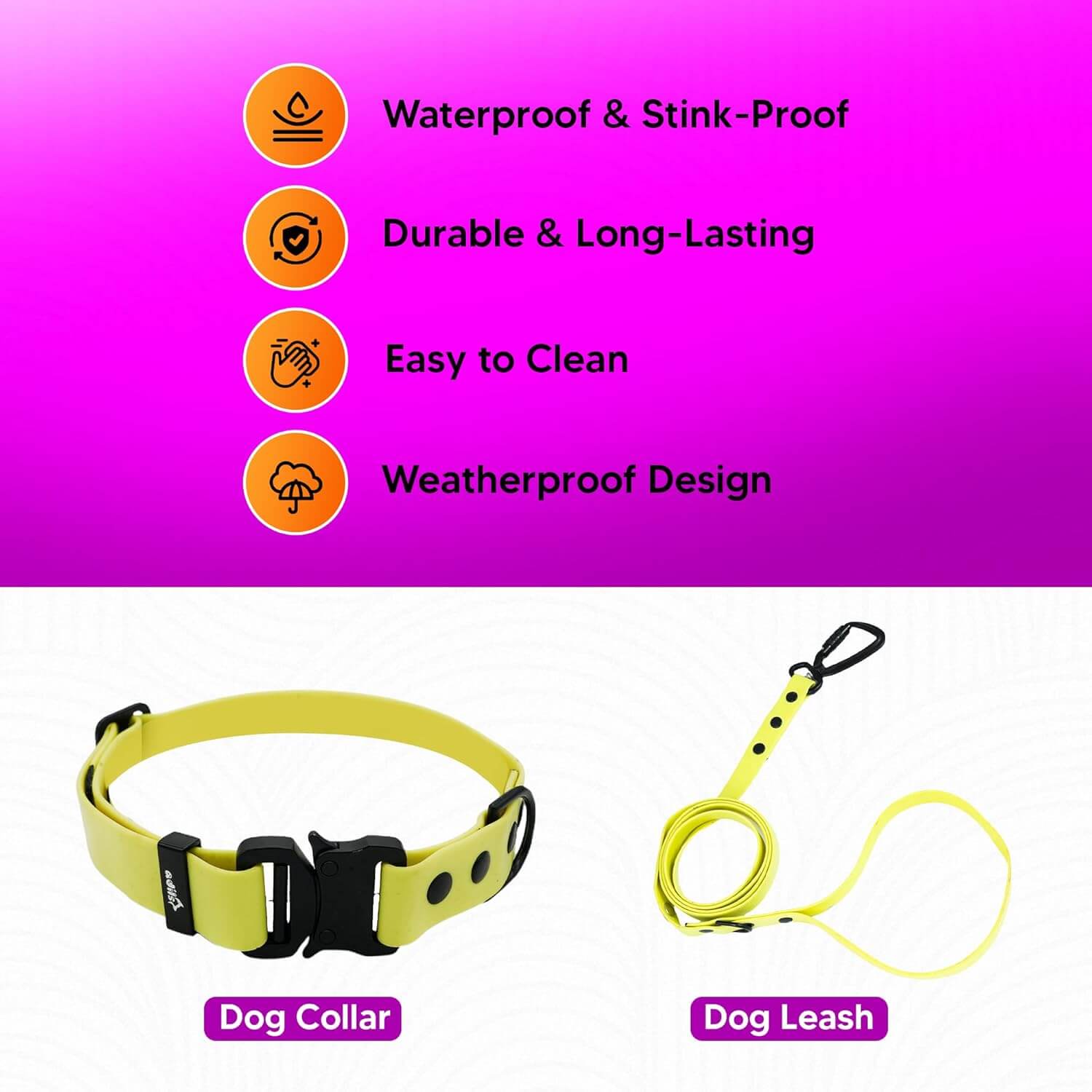 Biothane Combo Dog Collar & Leash