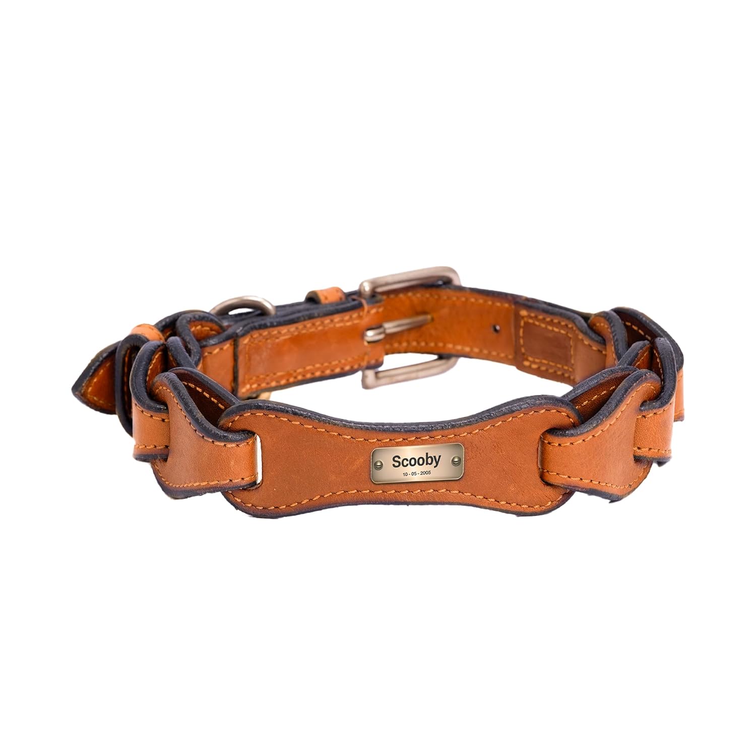 Adil's Leather Personalized Dog Collar (Softy Leather) – 1.5 Inch Wide