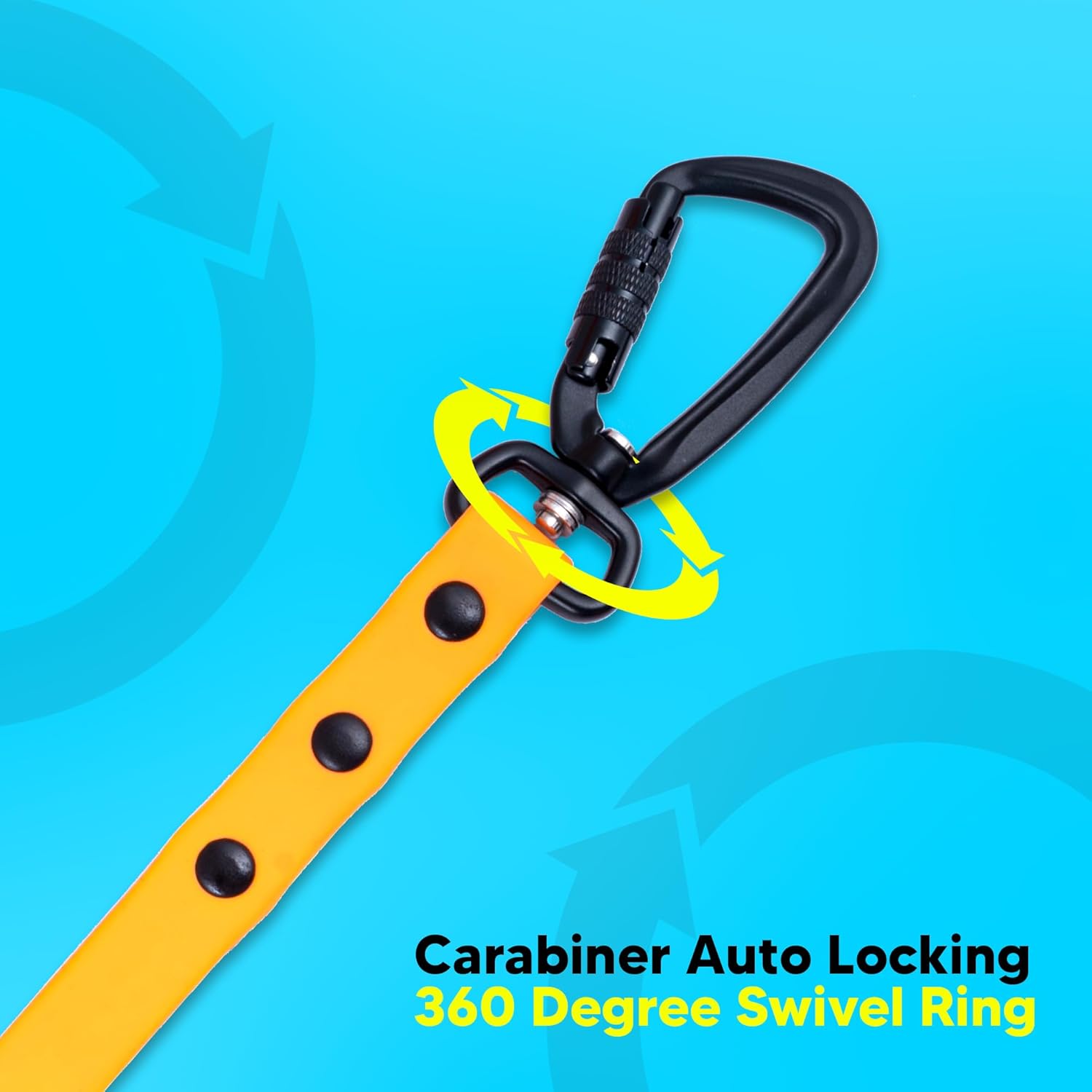 Adil’s Biothane Dog Leash - Waterproof Leashes for Dogs, Metal Hook, Adjustable 5ft Length Suitable for Dogs & Puppies, Ideal for Walking, Running & Training