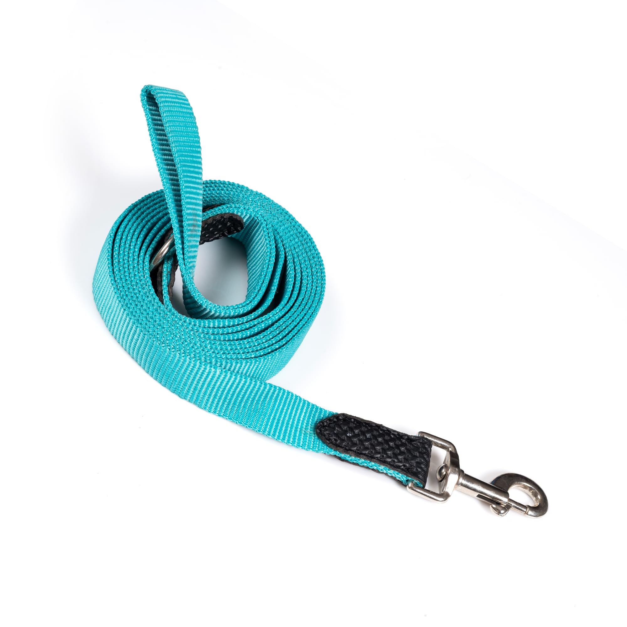 Adil’s 10FT Adjustable Dog Leash Features a Soft Leather Handle, Strong Nylon, and a 360° Swivel Hook—Durable, Comfy, and Ideal for Small to Large Dogs.