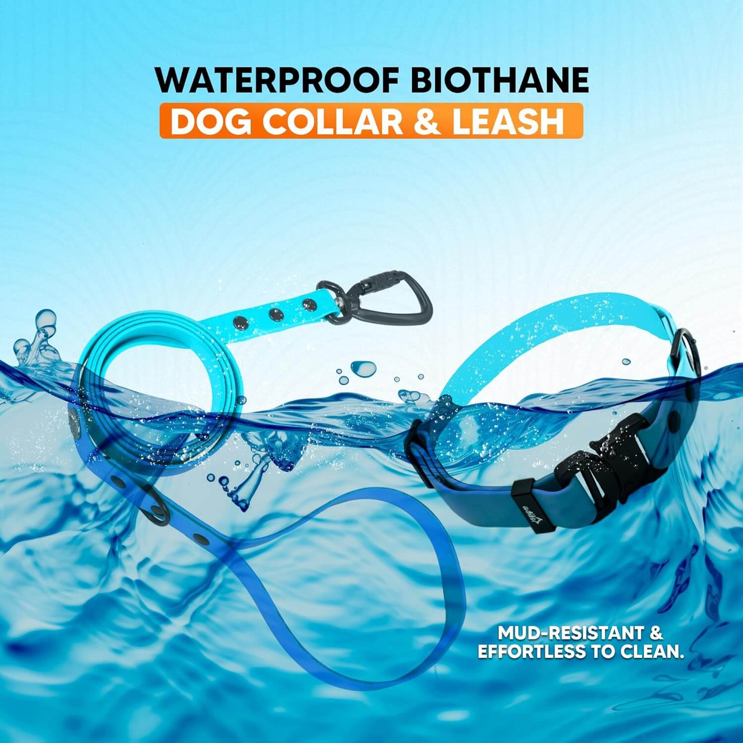 Biothane Combo Dog Collar & Leash
