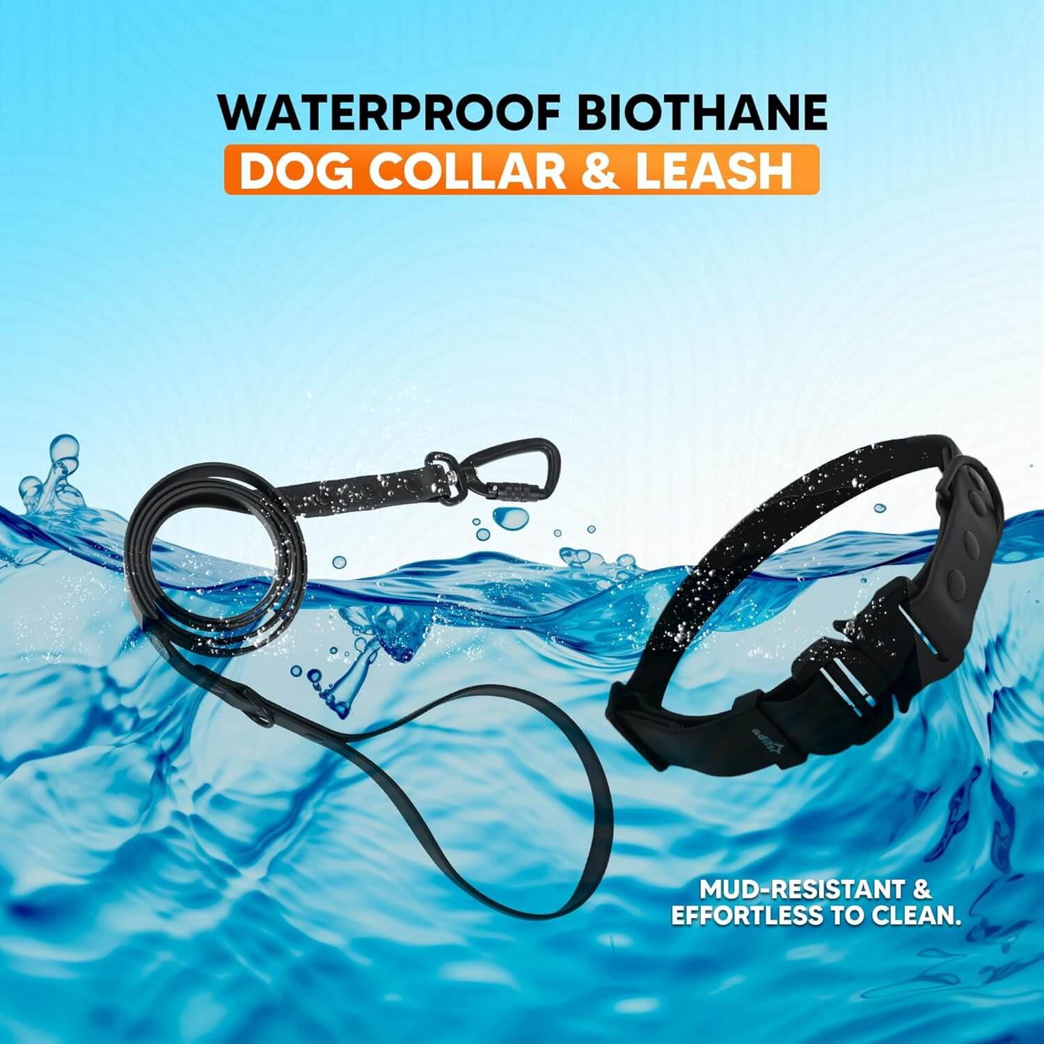 Biothane Combo Dog Collar & Leash