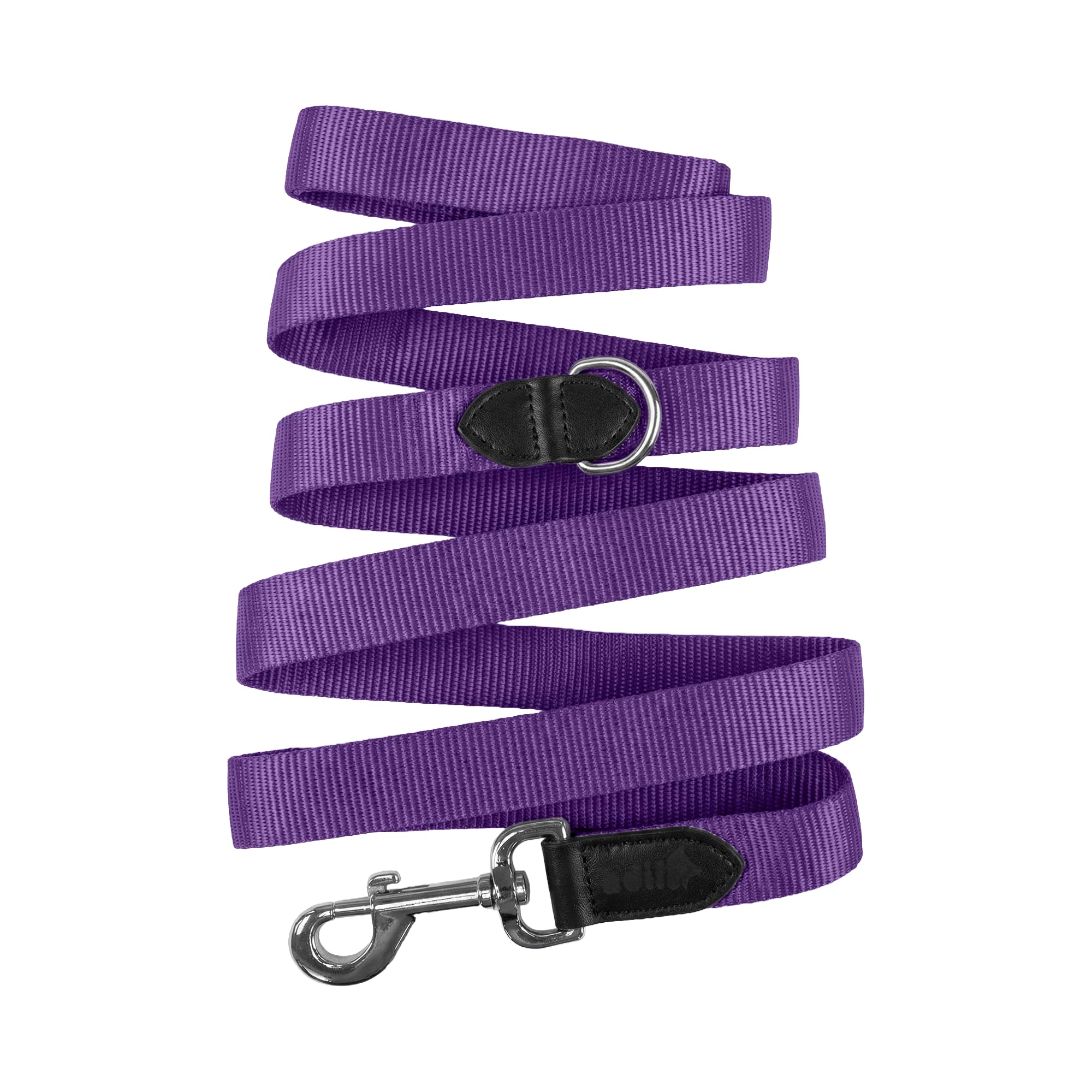 ADIL's Nylon Dog Leash, Heavy Duty Walking Lead with 360° Swivel Metal Hook 1.5 Inch Wide Durable Training Cord with Comfortable Loop Handle for Medium Large Dogs