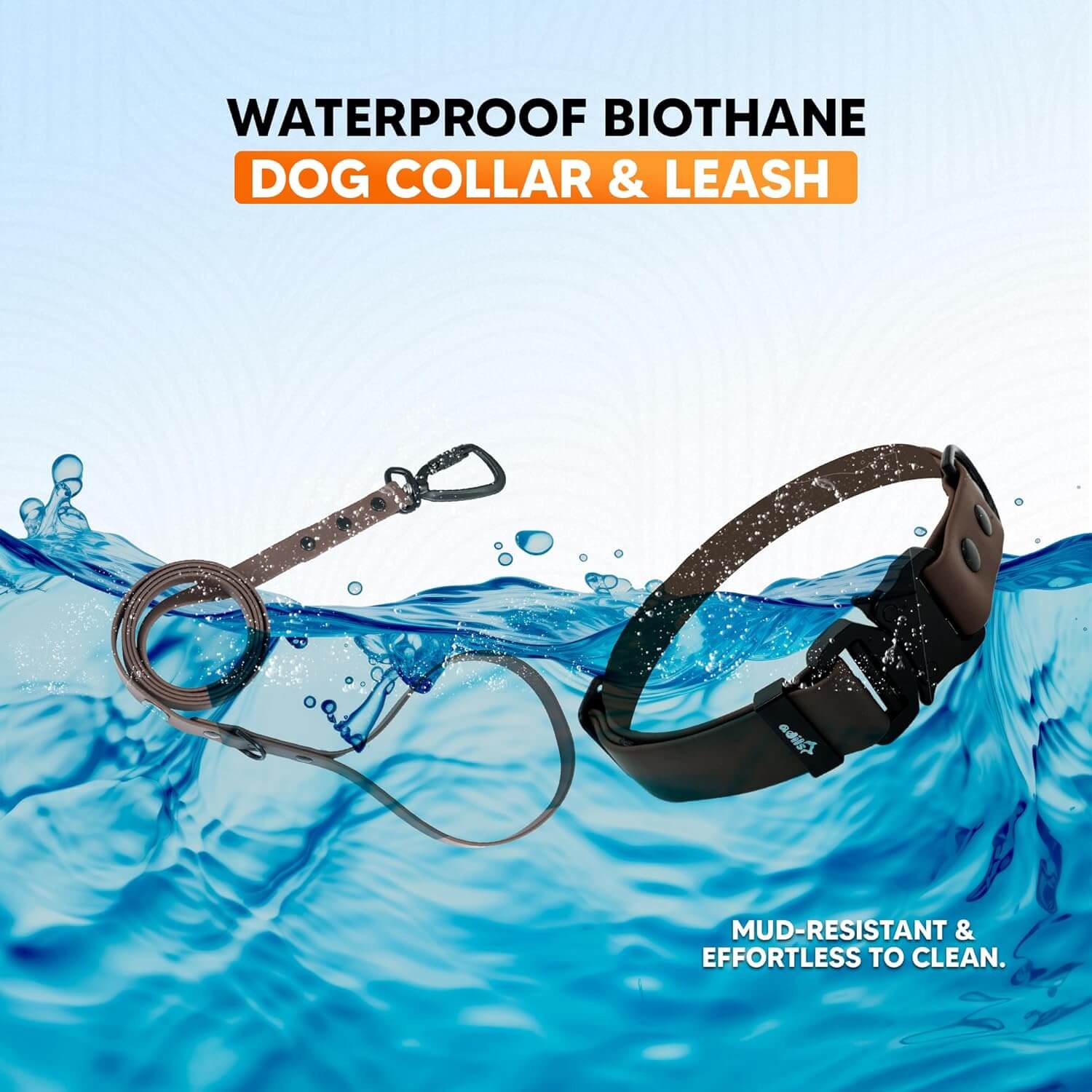 Biothane Combo Dog Collar & Leash