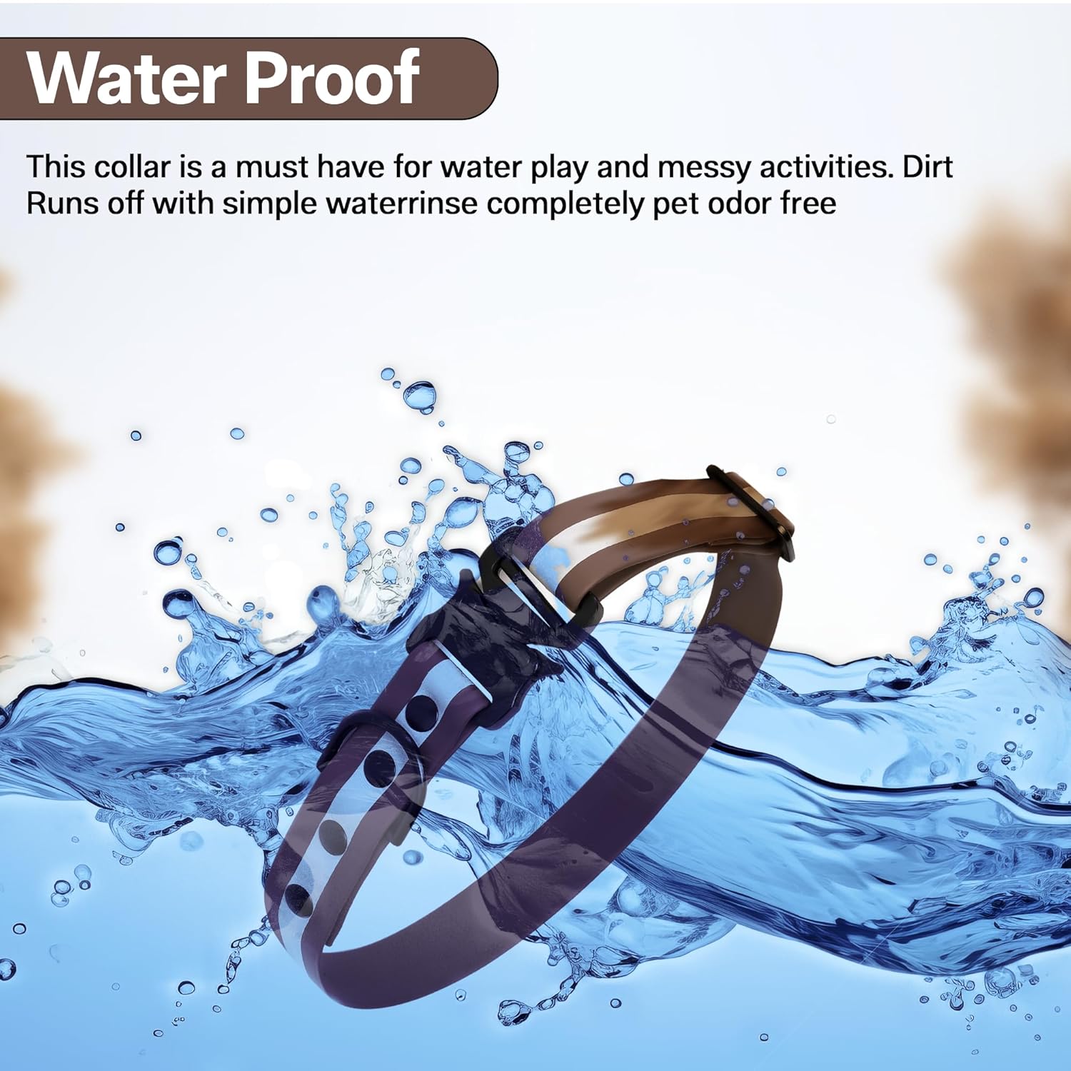 Adil’S Biothane Reflective Dog Collar 1 inch Width - Waterproof Heavy Duty Dog Collars with Quick Release Buckle & D-Ring for leashes Fits Small, Large & Medium Dogs