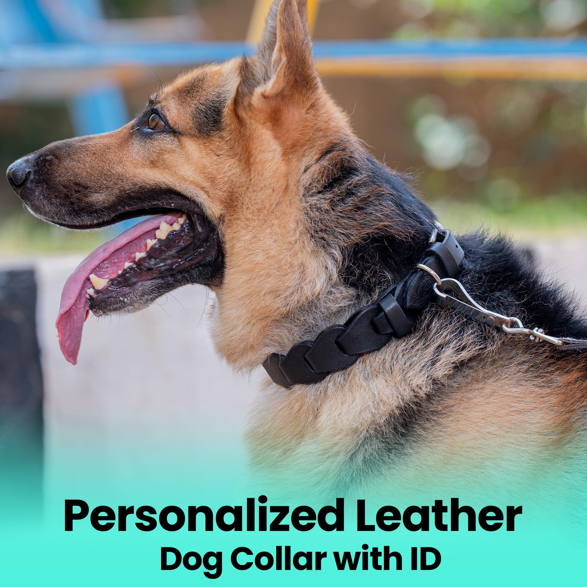 Adil’S Soft Leather Personalized Dog Collar for Large Medium Small Dogs Neck Collar with Personalized Dog Name in Neck Size 12 Inch to 26 Inch