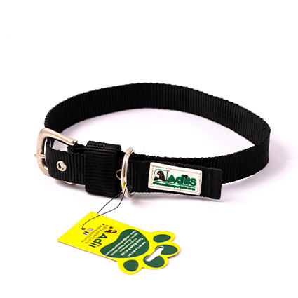 Adil's Nylon Dog Collar with Adjustable Metal Buckle – 1 Inch Wide
