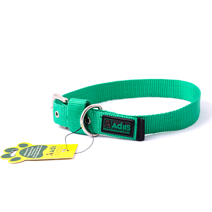 Adil's Nylon Dog Collar with Adjustable Metal Buckle – 1 Inch Wide