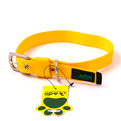 Adil's Nylon Dog Collar with Adjustable Metal Buckle – 1 Inch Wide
