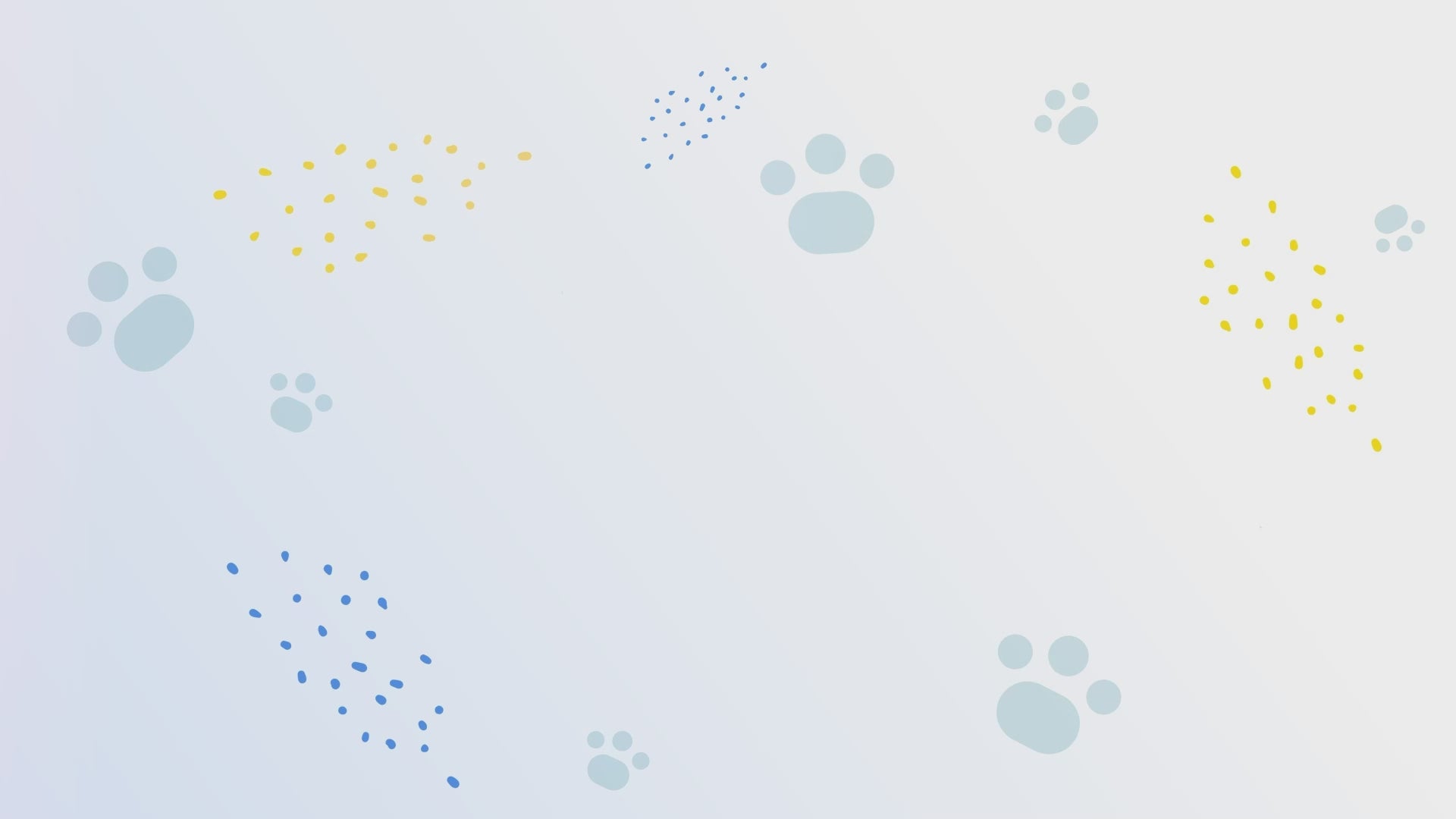 Nylon Dog Collar with Paw Print, Adjustable Metal Buckle